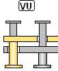 Kombinierter Verteiler mit Zwischenisolierung - Max. Verteileranschlüsse VU